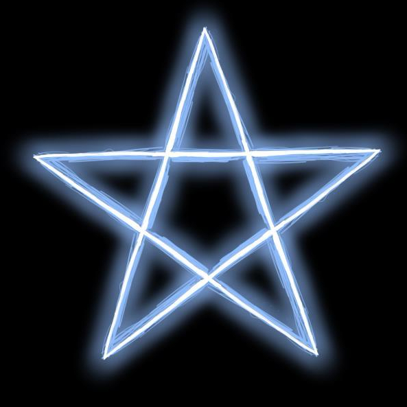 five pointed star pentagram